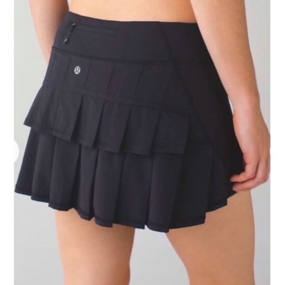 Lululemon Run Pace Setter Skirt Black - Picture 9 of 17